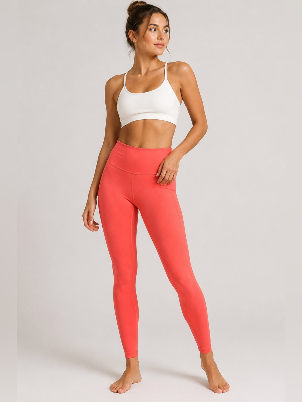 Lululemon Align High-Rise Pants Coral Raspberry Size 6 EUC